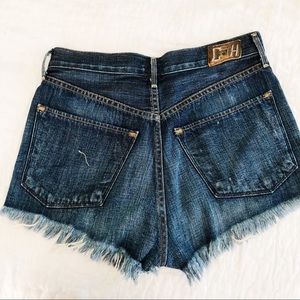 Citizens Of Humanity Dark Denim Cutoff Shorts 26